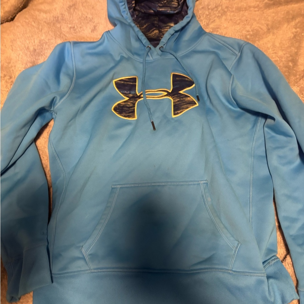 Under Armour Striped Blue Hoodie